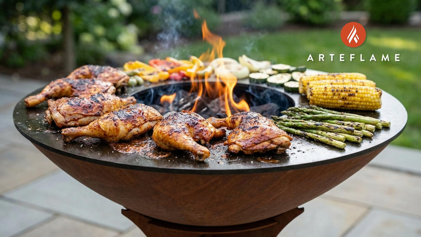 Authentic North Carolina BBQ Chicken Quarters on the Arteflame Grill