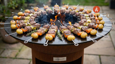 Smoked & Charred: Deconstructed Welsh Cawl Skewers on the Arteflame