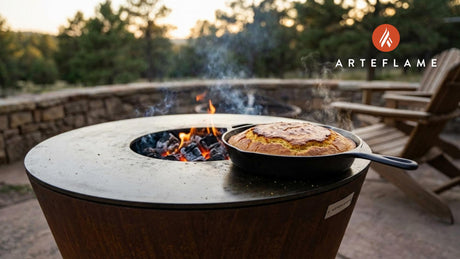 Rustic Montana Cast Iron Cornbread for the Arteflame Grill