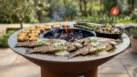 Smoky Grilled Welsh Trout with Zesty Lemon Laverbread Butter