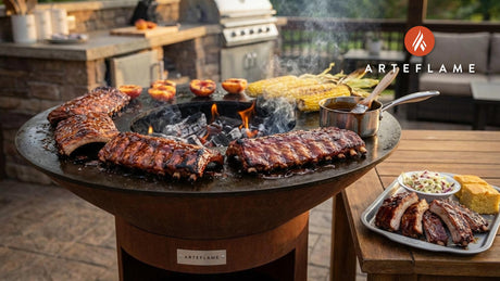Smoky Louisiana Bourbon Glazed Grilled Ribs