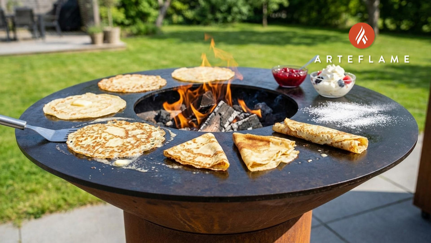 Authentic Grilled Swedish Pancakes with Lingonberry Jam Recipe