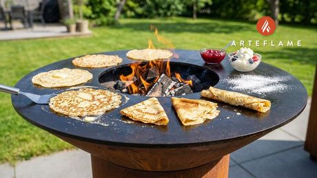 Authentic Grilled Swedish Pancakes with Lingonberry Jam Recipe