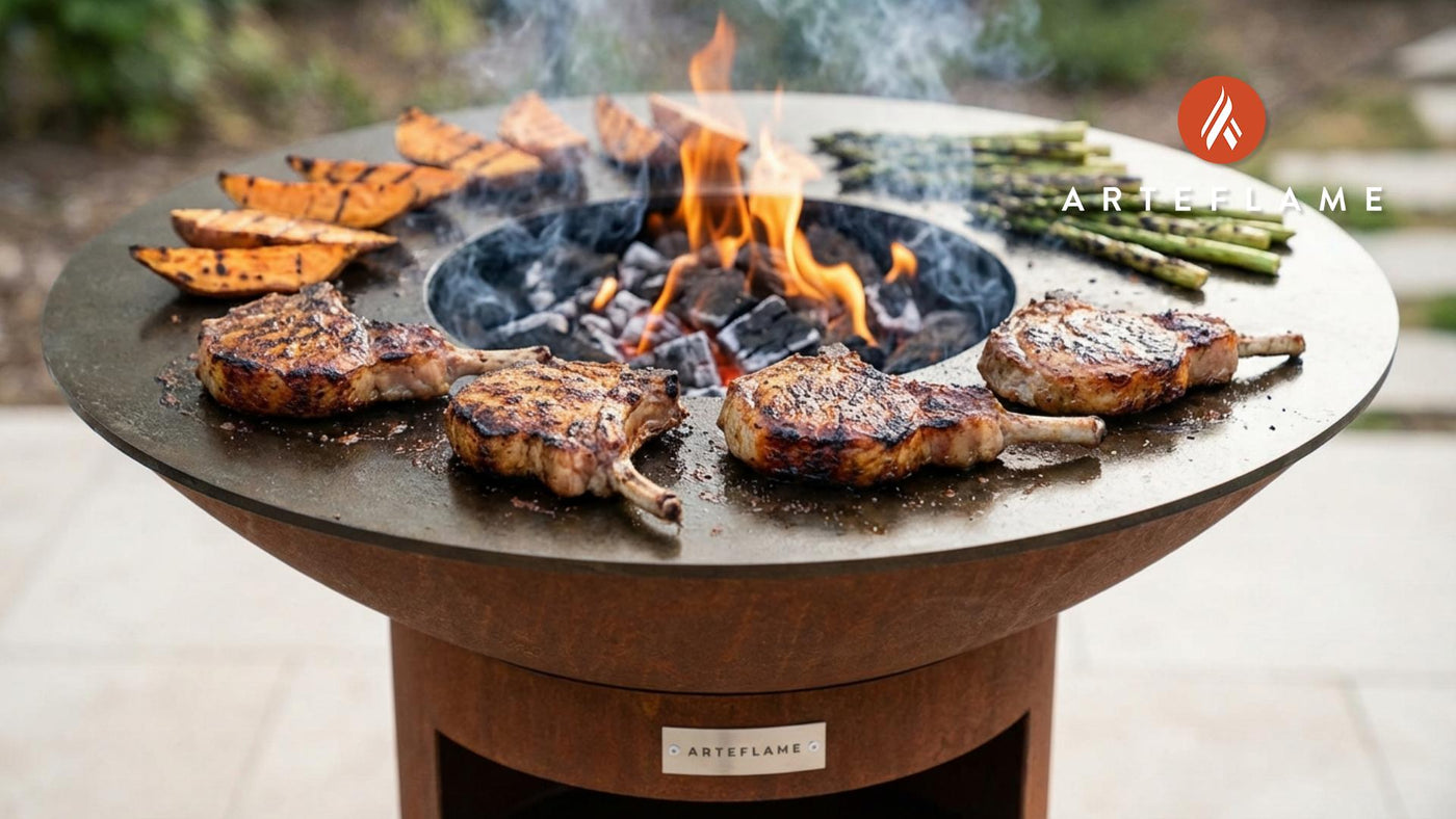 Virginia Hickory Smoked Pork Chops on the Arteflame Grill