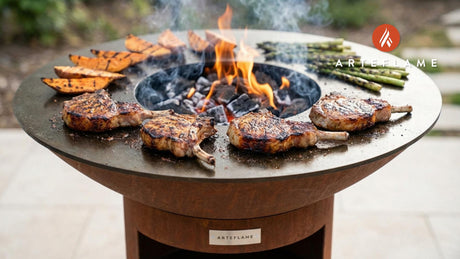 Virginia Hickory Smoked Pork Chops on the Arteflame Grill