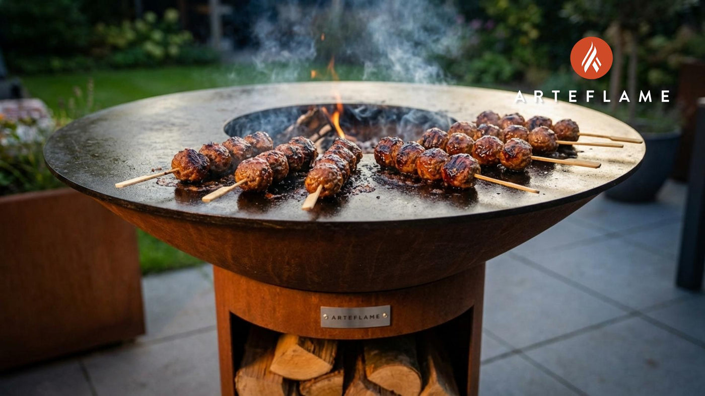 Smoky Colorado Bison Meatball Skewers Recipe