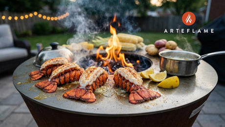 New Jersey Style Grilled Lobster Tails with Garlic Butter