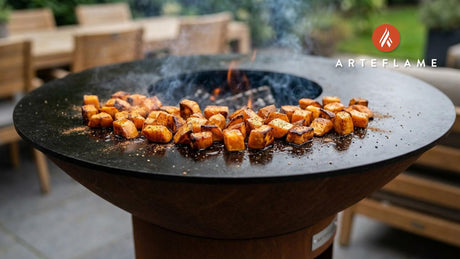 Roasted Sweet Potatoes with Honey and Cinnamon