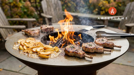 Canadian-Style Grilled Pork Chops with Warm Apple Compote