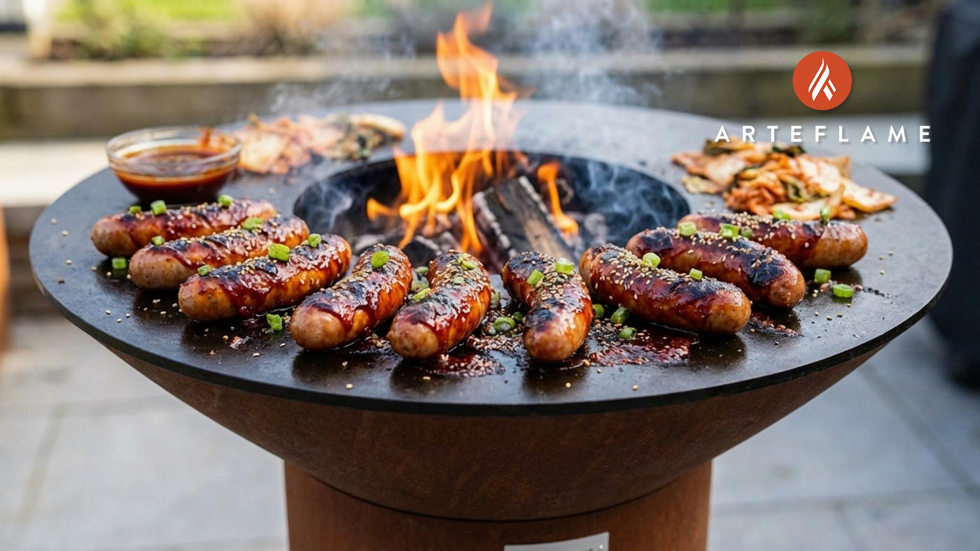 Sticky & Spicy Grilled Korean Sausages: An Arteflame BBQ Recipe