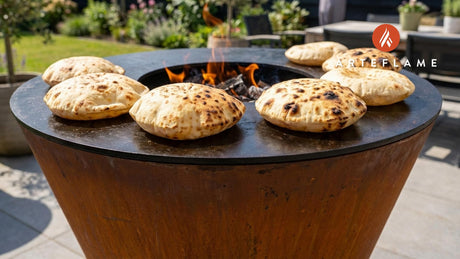 Authentic Albanian Style Grilled Pita Bread Recipe
