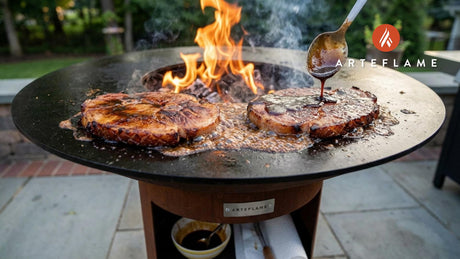 Missouri Fire-Grilled Country Ham Steaks with Coffee Glaze