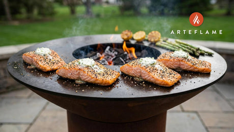 Grilled New York Style Everything Bagel Salmon with Scallion Cream Cheese