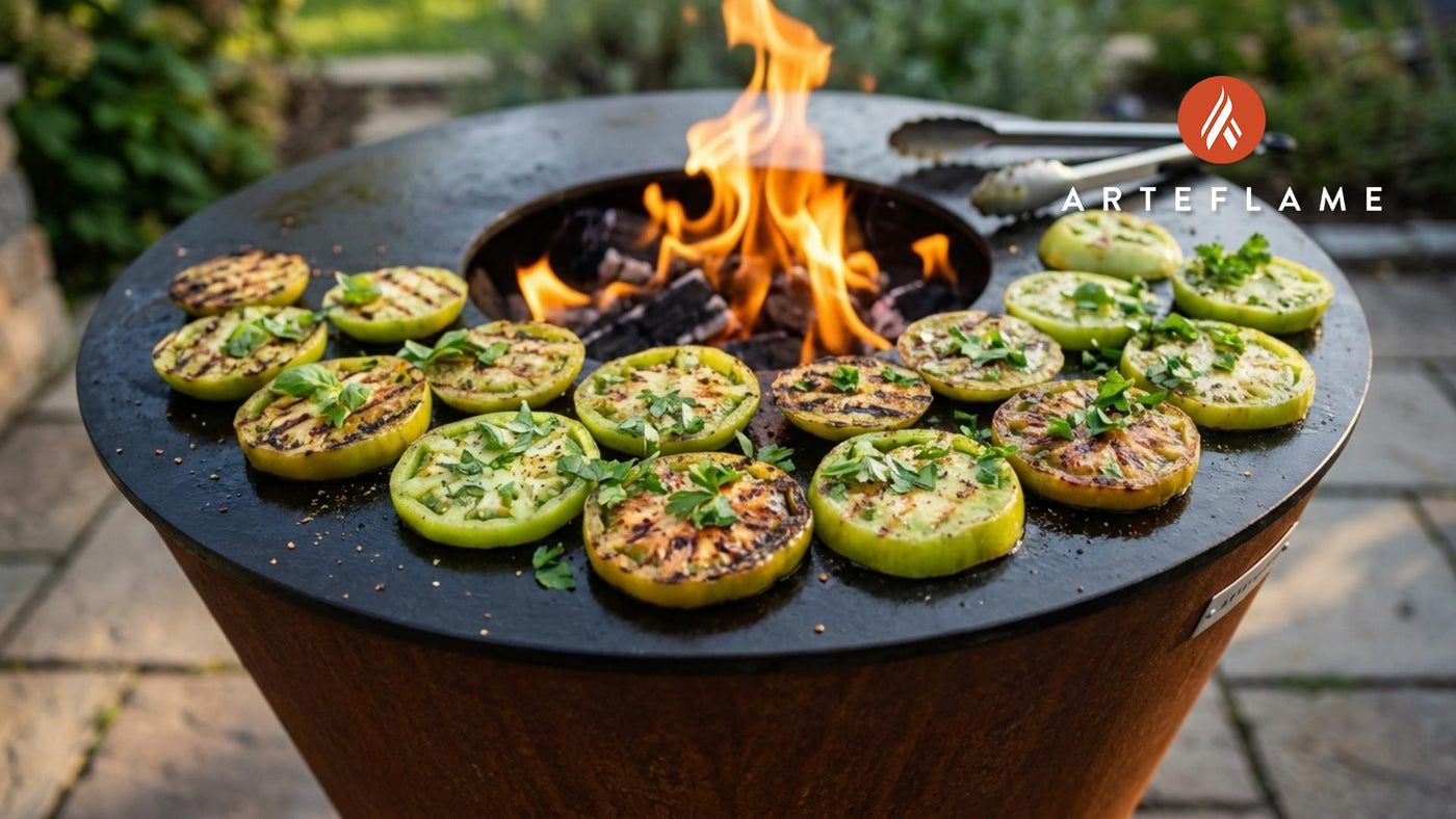 Smoky Georgia Grilled Green Tomatoes Recipe