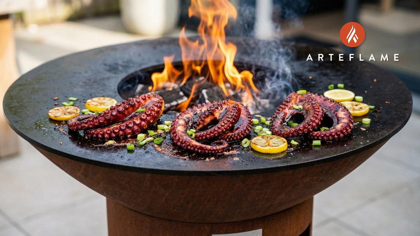 Smoky Grilled Japanese Octopus with Yuzu Kosho Glaze