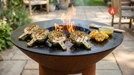 Grilled Artichokes with Bright Lemon Vinaigrette