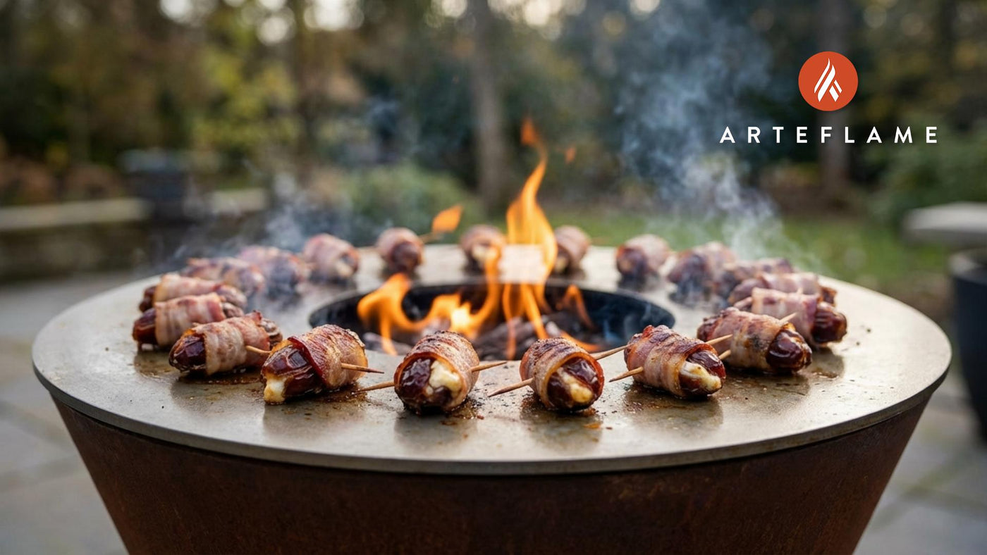 Smoked Arizona Cactus Bacon Wrapped Dates Recipe on the Arteflame