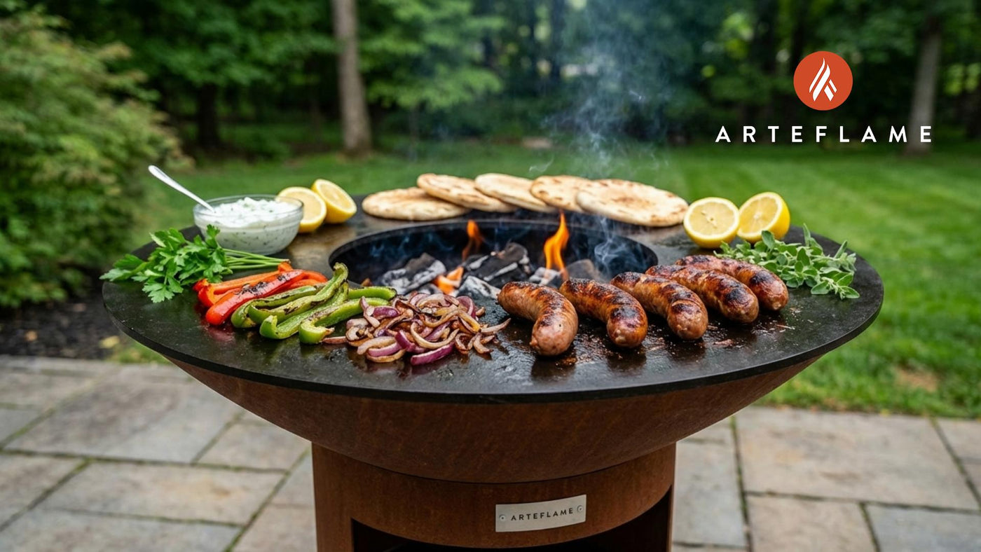 Authentic Grilled Greek Loukaniko Sausage Recipe for the Arteflame