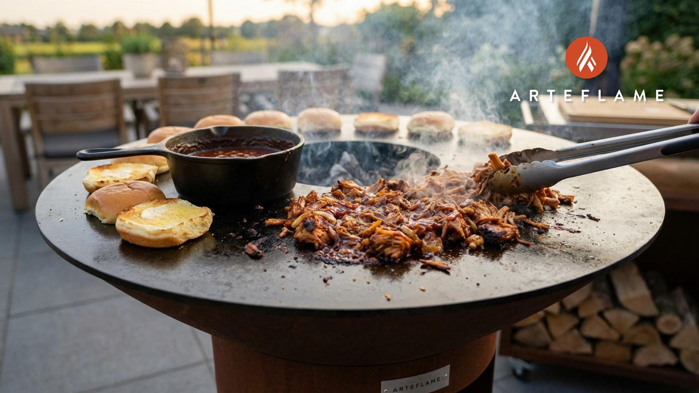 Smoky Tennessee BBQ Jackfruit Sliders on the Arteflame Grill