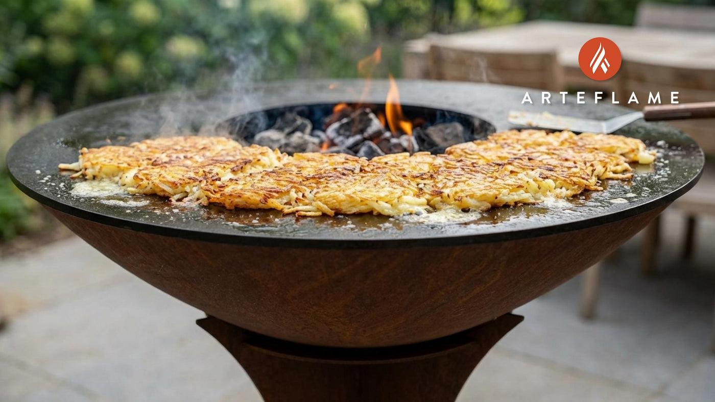 Crispy Homemade Hash Browns on the Arteflame Grill