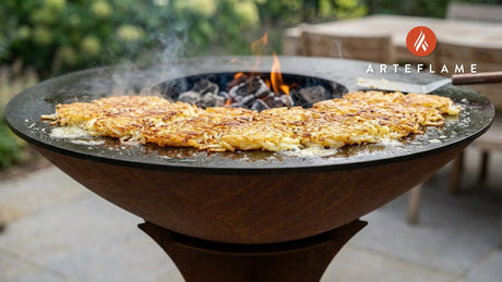 Crispy Homemade Hash Browns on the Arteflame Grill