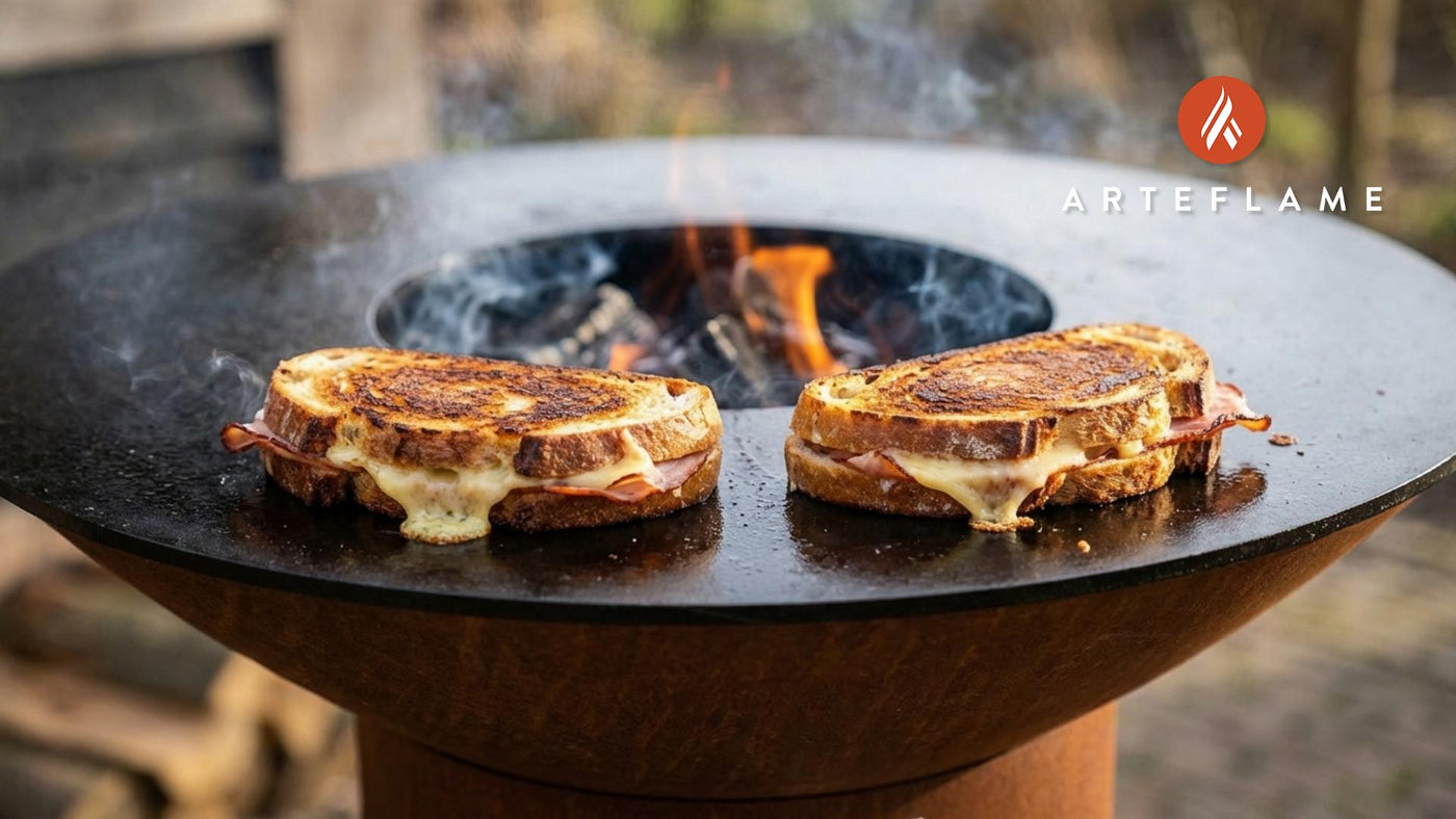 Ultimate Belgian Smoked Gouda & Ham Panini on the Arteflame Grill