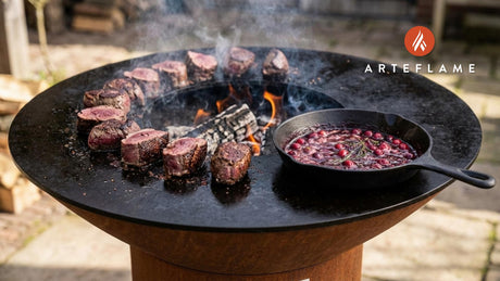 Smoked Venison with Belgian Cranberry Sauce Recipe