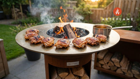 Tennessee Hickory Smoked Chicken Thighs on the Arteflame Grill