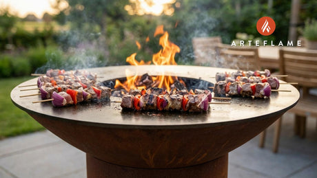 Authentic Grilled Albanian Veal Skewers Recipe for the Arteflame