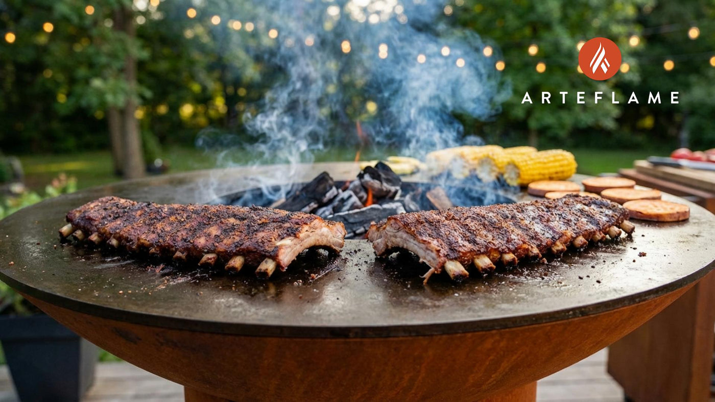 Authentic Tennessee Dry Rub Pork Ribs on the Arteflame Grill