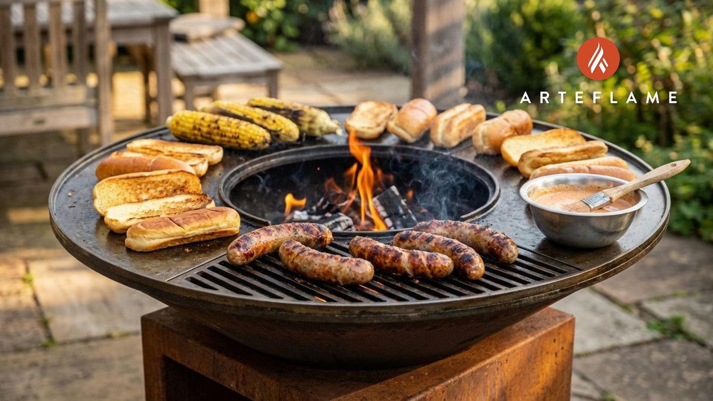 Grilled Florida Gator Sausage with Spicy Cajun Remoulade