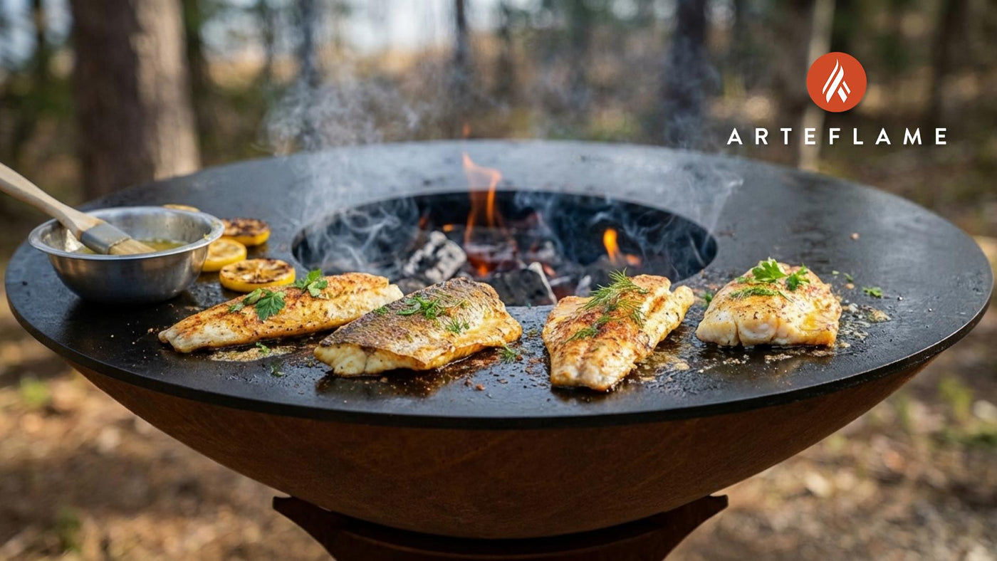 Authentic Minnesota Grilled Walleye with Lemon Butter
