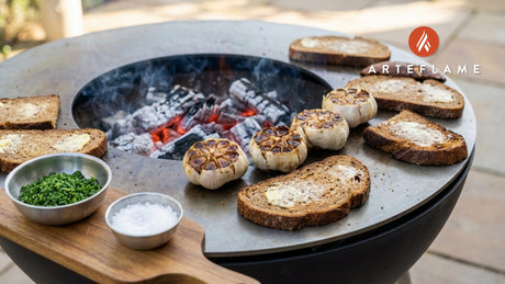 Austrian-Style Coal Roasted Whole Garlic: A Smoky Delicacy