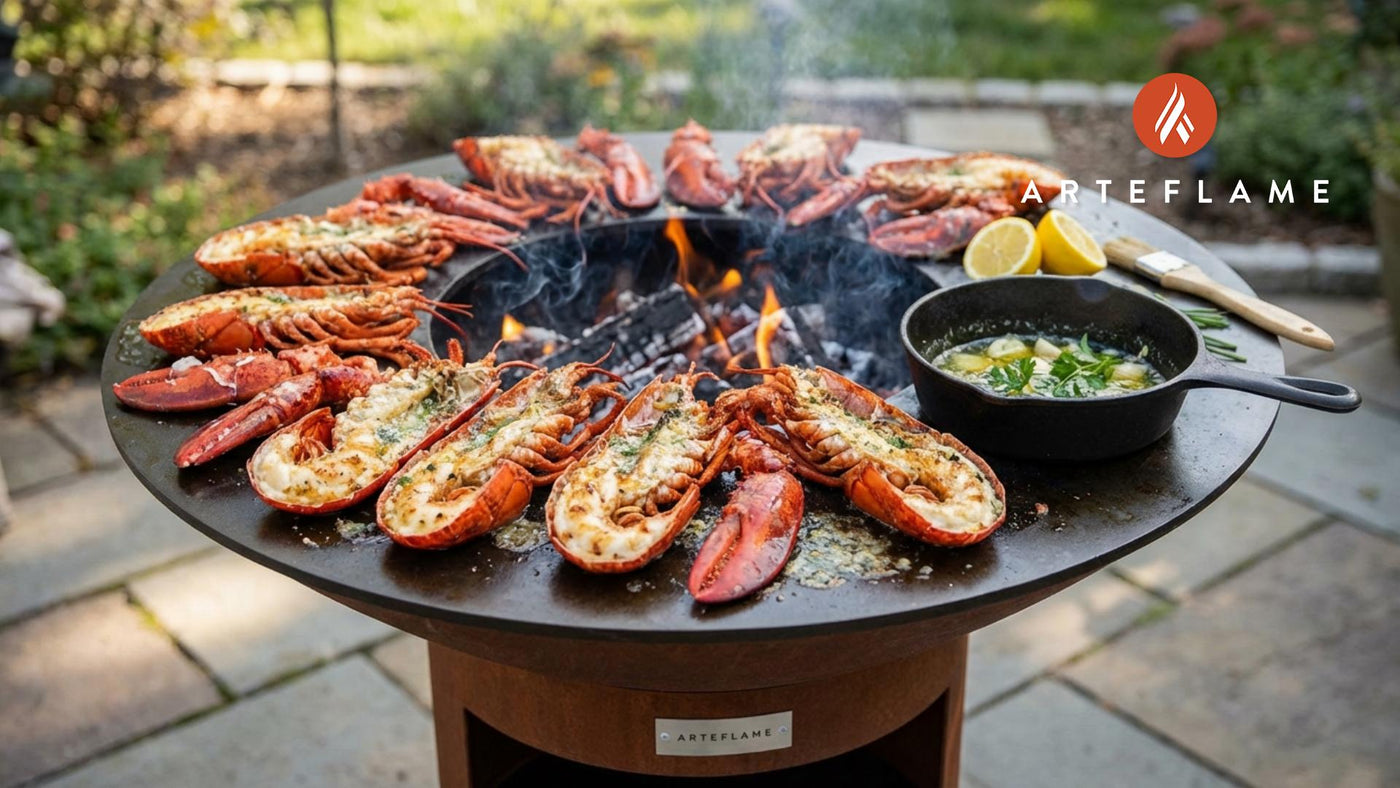 Smoky Grilled Rhode Island Lobster Recipe on the Arteflame