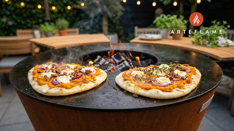 Grilled Virginia Sweet Potato & Pecan Flatbread Recipe