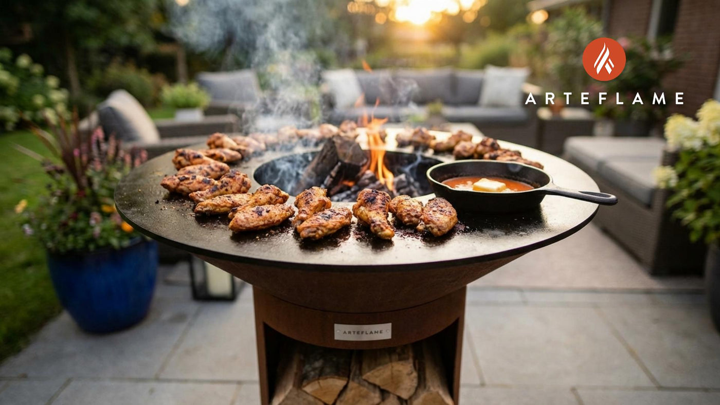 Grilled Buffalo Chicken Wings on the Arteflame Grill