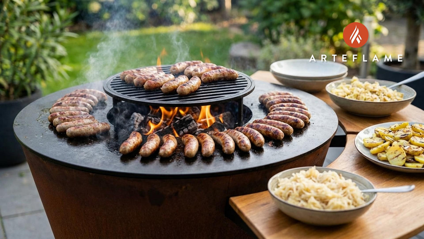 Authentic Grilled German Nuremberg Rostbratwurst Recipe