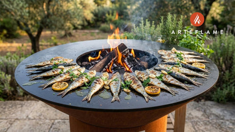 Rustic Italian Grilled Sardines with Garlic and Parsley