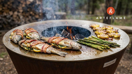 Wyoming-Style Open Fire Grilled Trout Recipe | Arteflame Grill