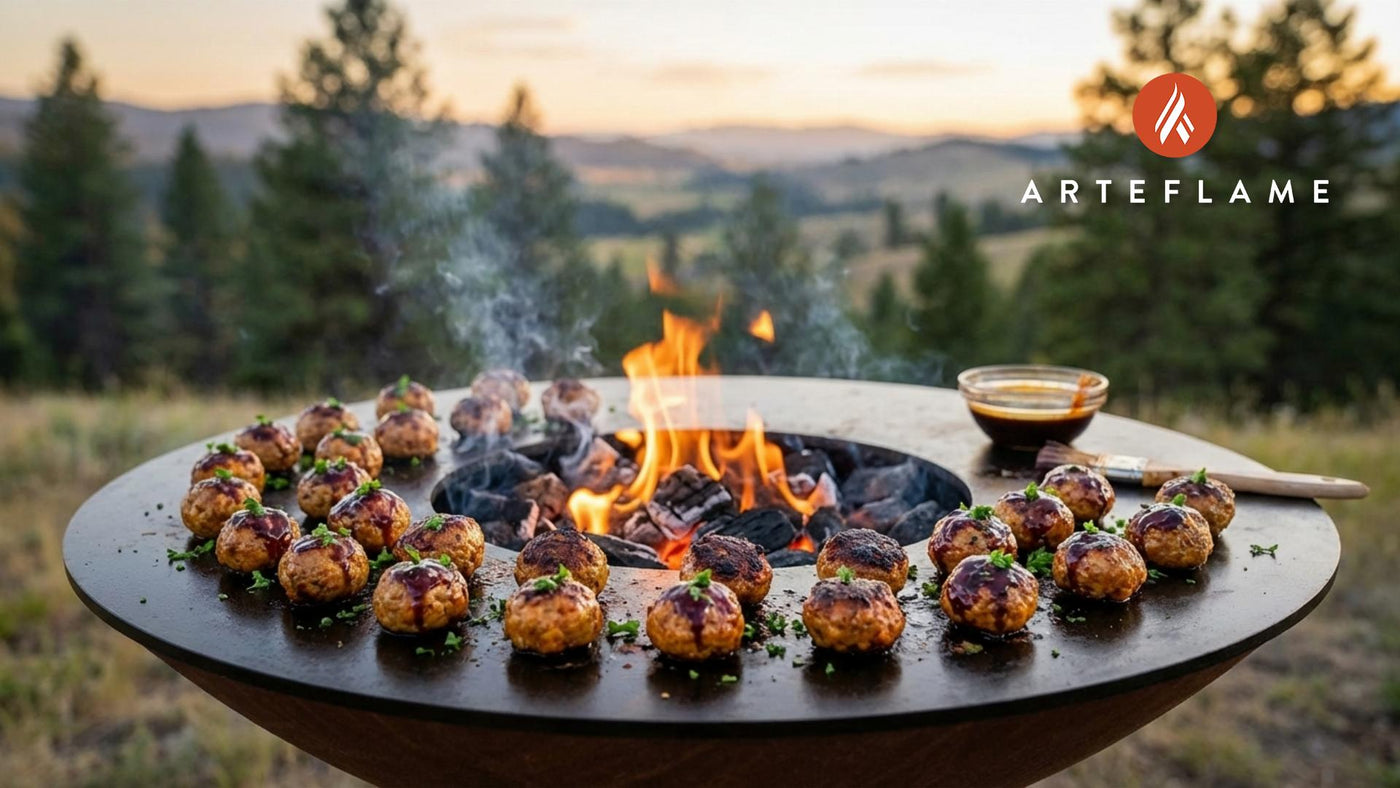 Smoky Montana Fire-Roasted Buffalo Meatballs Recipe