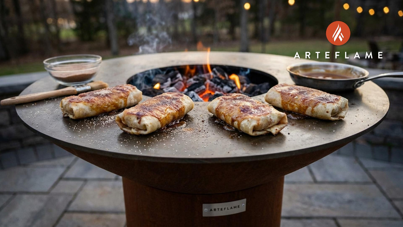 Crispy Wyoming Apple Cinnamon Grilled Dessert Wraps Recipe