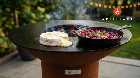 Grilled Brie with Cranberry Sauce on the Arteflame