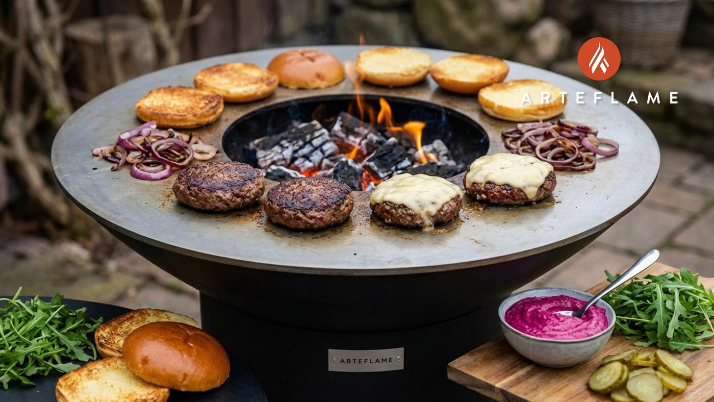 Authentic Finnish Elk Burger with Rustic Beetroot Mayo