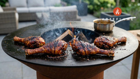 Smoky Virginia Honey BBQ Grilled Turkey Drumsticks Recipe