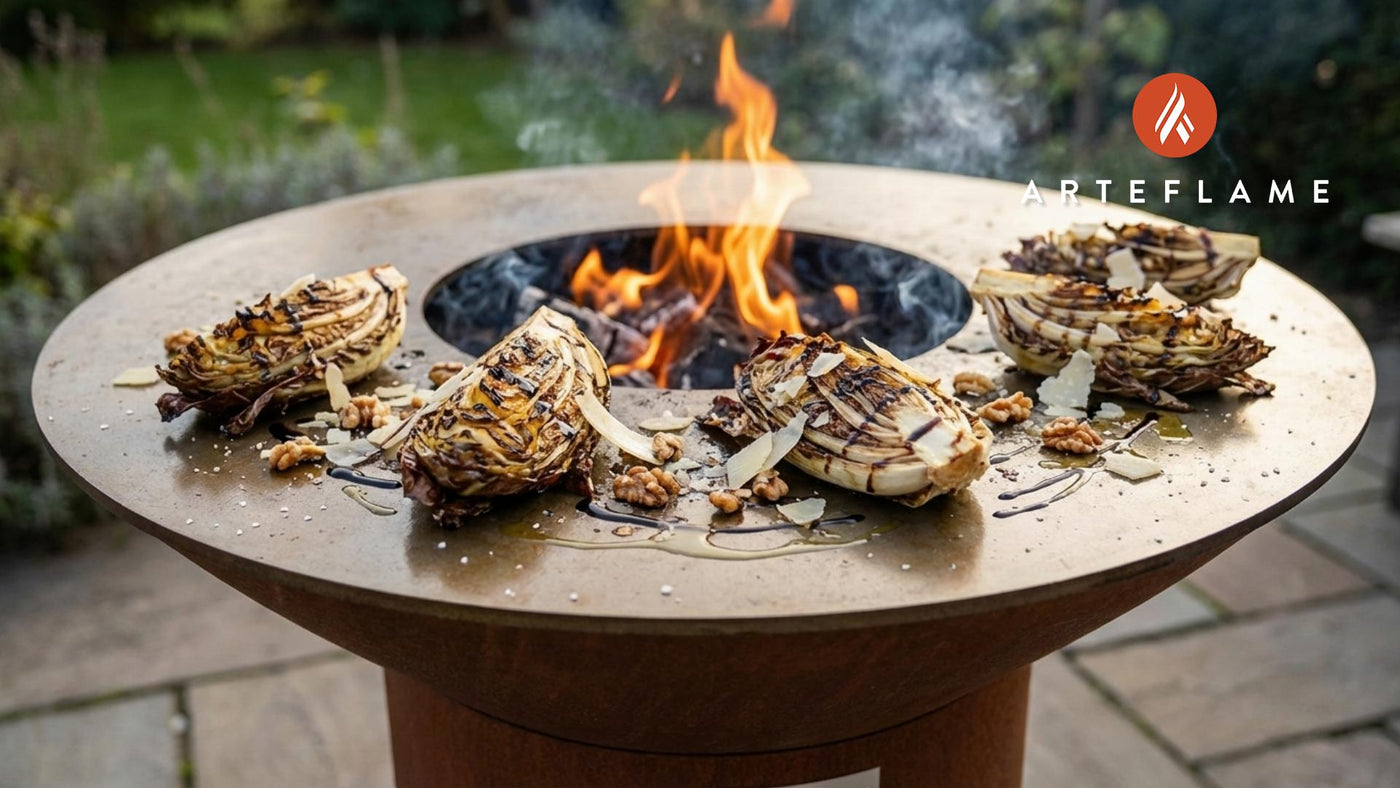 Smoky Italian Grilled Radicchio with Rich Balsamic Glaze