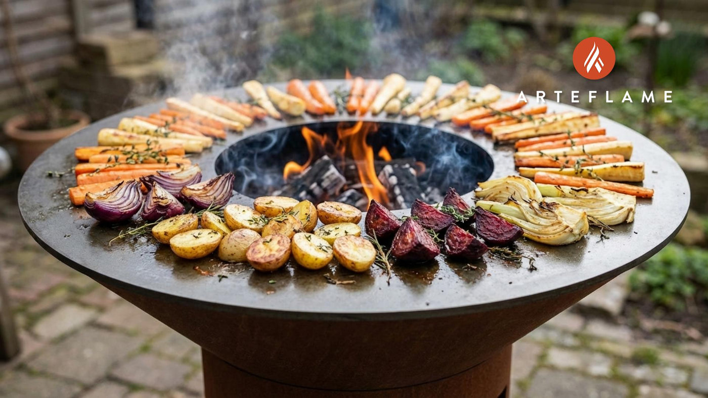 Rustic Danish BBQ Root Vegetable Platter Recipe for Arteflame Grills
