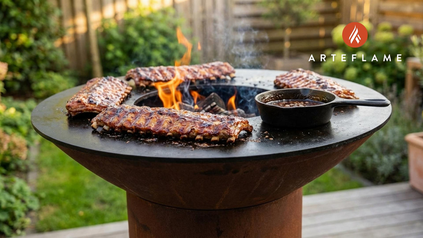 Smoky Illinois-Style Grilled Pork Ribs with Maple Glaze
