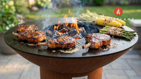 Juicy Iowa BBQ Glazed Pork Chops on the Arteflame Grill