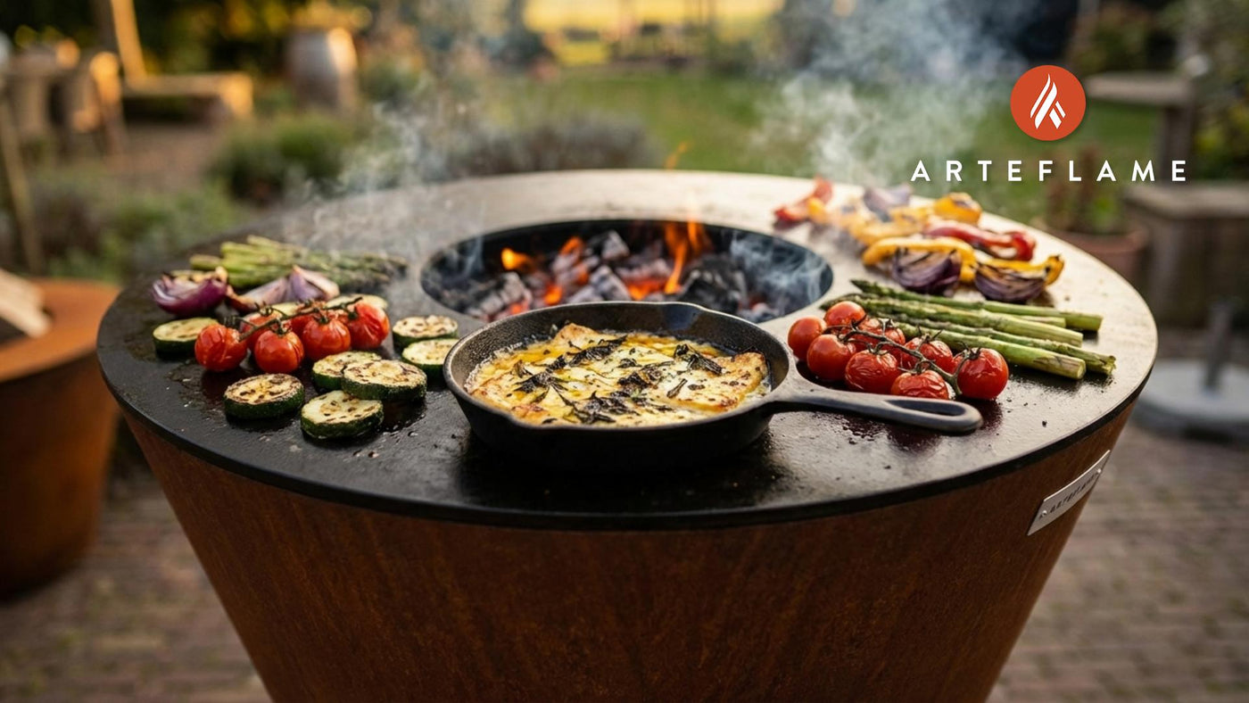 Authentic Albanian Grilled Feta with Herbs | Arteflame Recipes