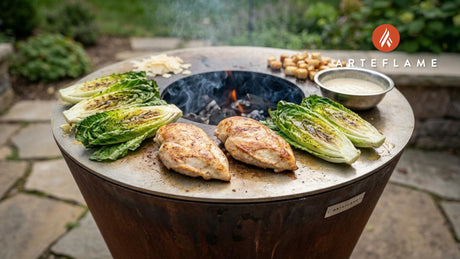 Ultimate Arteflame Grilled Chicken Caesar Salad with Charred Romaine